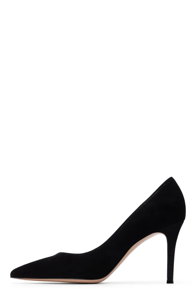 Gianvito Rossi Black Gianvito 85 Heels, photo 3 of 5 from SSENSE
