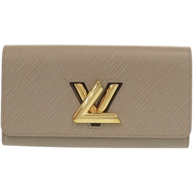 Louis Vuitton Portefeuille Twist Epi Leather Beige Bifold Wallet in Beige Leather from The Reluxe