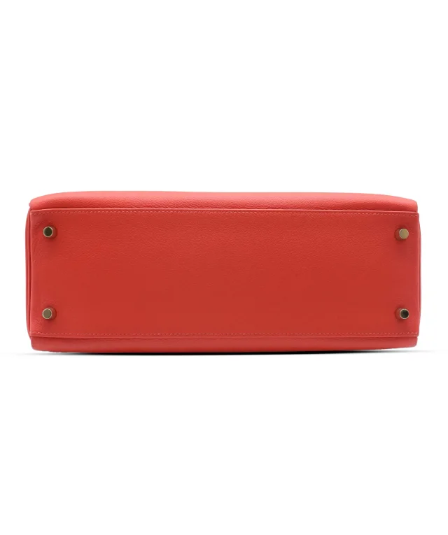 Hermès Kelly 32 Capucine GHW in Leather from Luxury Promise, photo 6 of 14