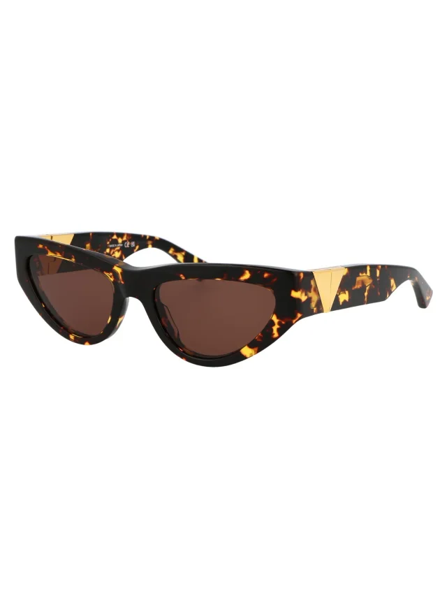 Bottega Veneta Bv1176s Tortoiseshell Acetate Sunglasses — Brown in Brown from HEWI, photo 2 of 3