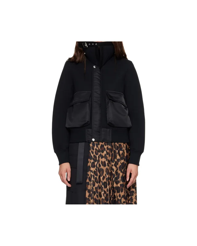 Sacai Buckled High-Neck Oversized Jacket, photo 4 of 9 from SENSER