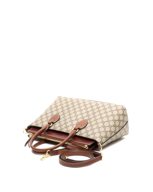 Gucci GG Supreme Linea Bag in Suede from A Retro Tale, photo 4 of 9