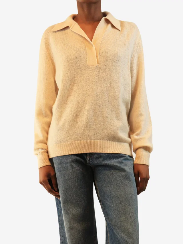 Khaite Custard Jo sweater - size S in Cashmere from Sign of the Times