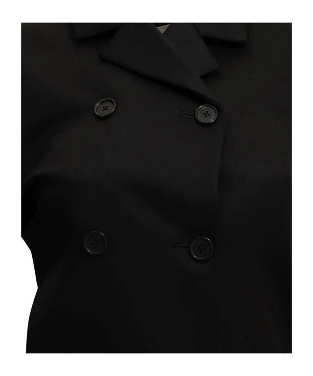 Khaite Rolon Draped Double-Breasted Coat, photo 3 of 4 from SENSER