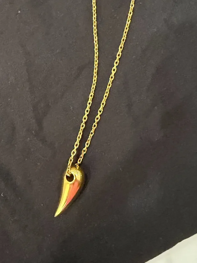 Givenchy Horn Pendant Necklace in gold from Poshmark, photo 1 of 1