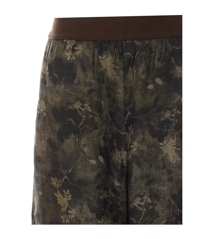 Uma Wang Pansy Printed Trousers, photo 3 of 8 from SENSER