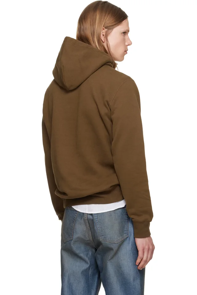 Polo Ralph Lauren Brown 'The RL Fleece' Western-Logo Hoodie, photo 3 of 4 from SSENSE