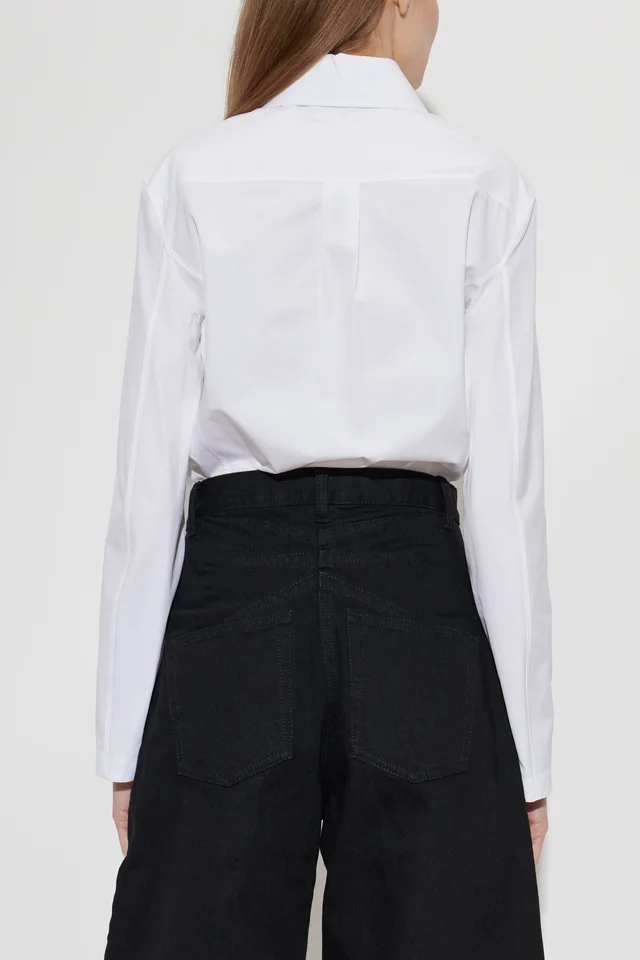 Alaïa Long Sleeved Buttoned Bodysuit, photo 3 of 5 from SENSER