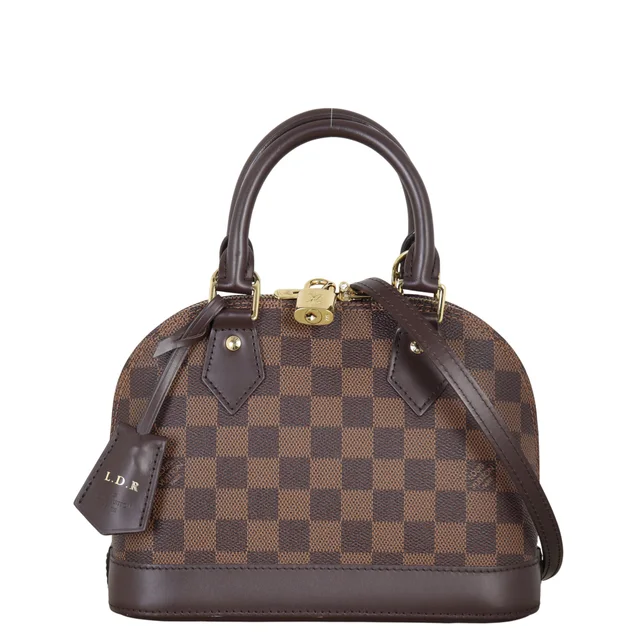Louis Vuitton Alma BB Damier Ebene in Brown Coated canvas from Luxe.It.Fwd