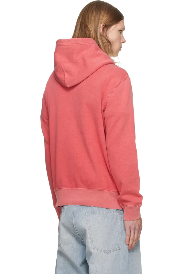 Polo Ralph Lauren Red Printed Logo Hoodie, photo 3 of 4 from SSENSE
