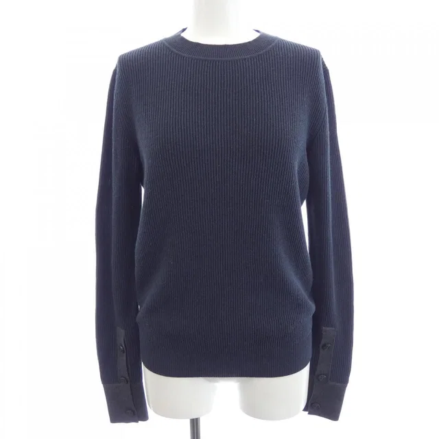 Hermès Knit Sweater Navy in Navy from The Reluxe