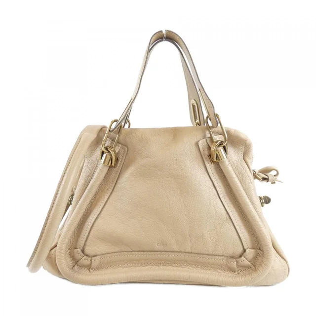 Chloé Paraty 8HS891 043 bag in 02W/BISCOTTI BEIGE(ビスコッティ ベージュ） / GOLD(ゴールド)金具 from KOMEHYO