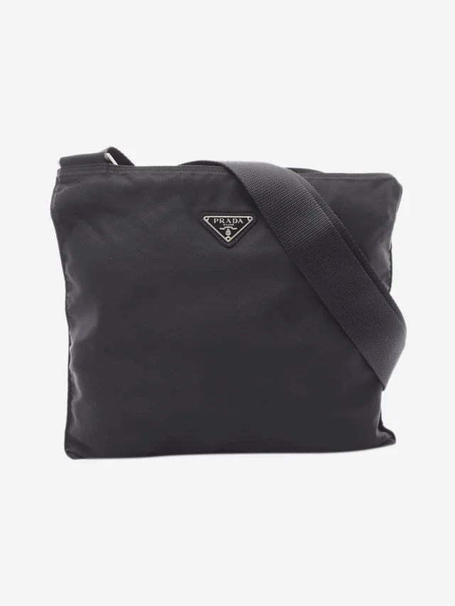 Prada Black Re-Nylon shoulder bag in Black Nylon from Sign of the Times