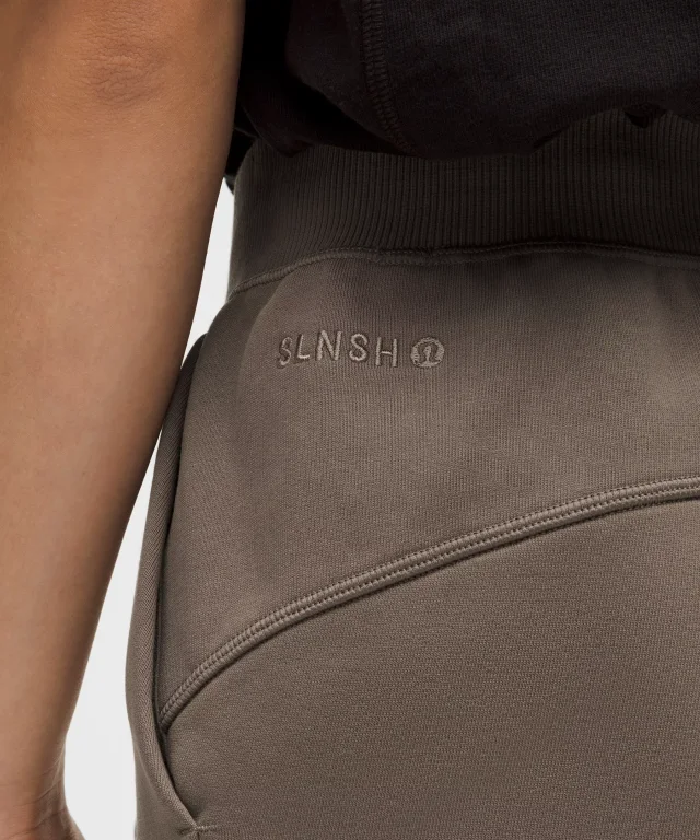 lululemon Cotton Fleece Mid-Rise Straight-Leg Pant *SLNSH Collection in Nomad/Sheer Oak, photo 6 of 7 from lululemon