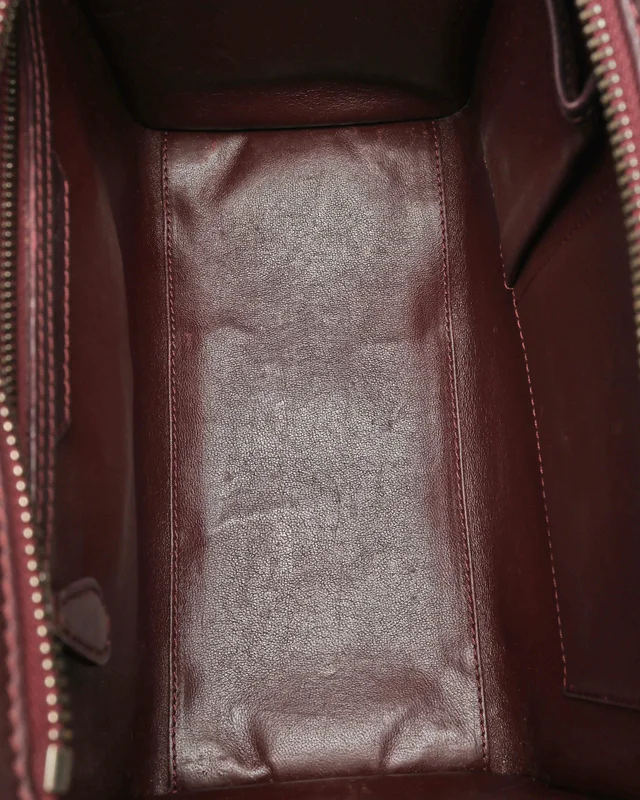 Celine Luggage Micro Bag in Leather from A Retro Tale, photo 7 of 8