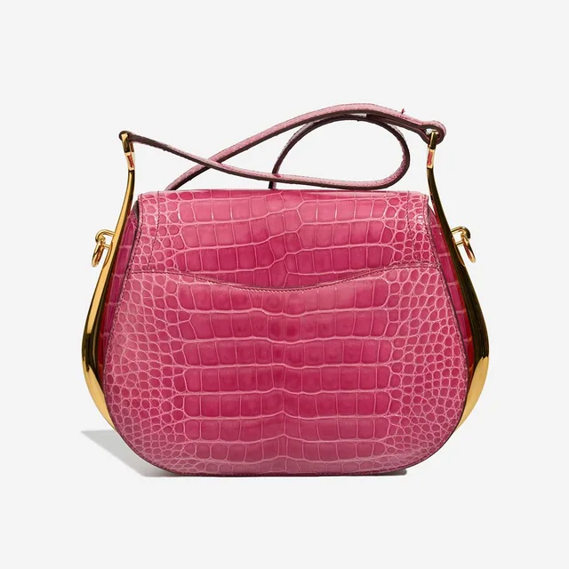 Hermès Passe-Guide Alligator Mississippi Rose Tyrien in Pink Crocodile from SACLÀB, photo 4 of 9