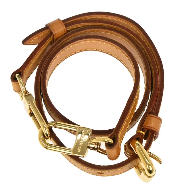 Louis Vuitton Beige Leather Shoulder Strap Accessories in Beige Leather from AMORE Vintage Tokyo