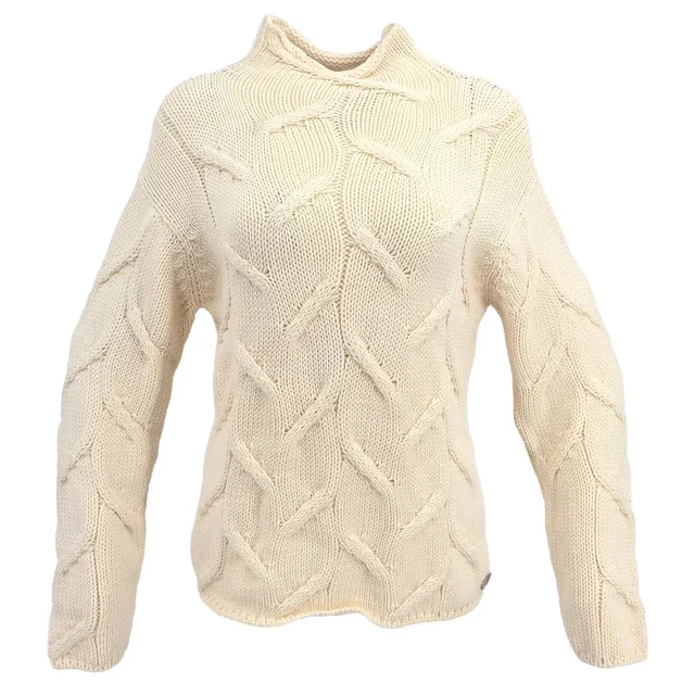 Chanel 1999 Sweater Top White #38 in White Wool from AMORE Vintage Tokyo