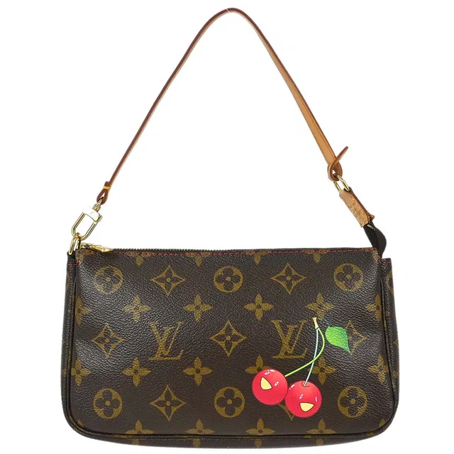 Louis Vuitton Monogram Cherry Pochette Accessoires Handbag M95008 in Canvas from AMORE Vintage Tokyo