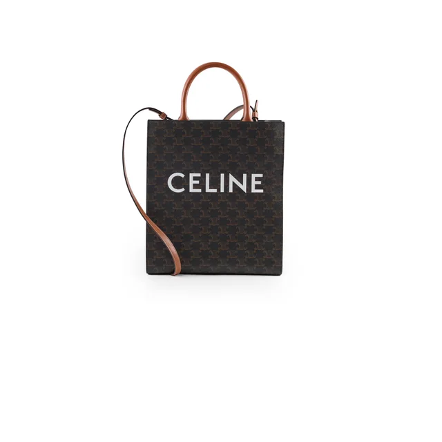 Celine Cabas Large Tote Brown in Brown Canvas from The Purse Affair