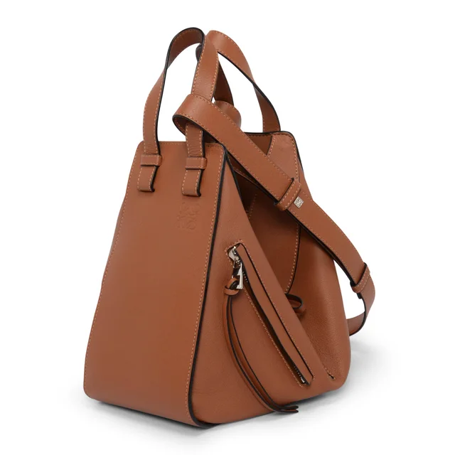 Loewe Small Hammock Bag in Caramel Calfskin from Blue Spinach