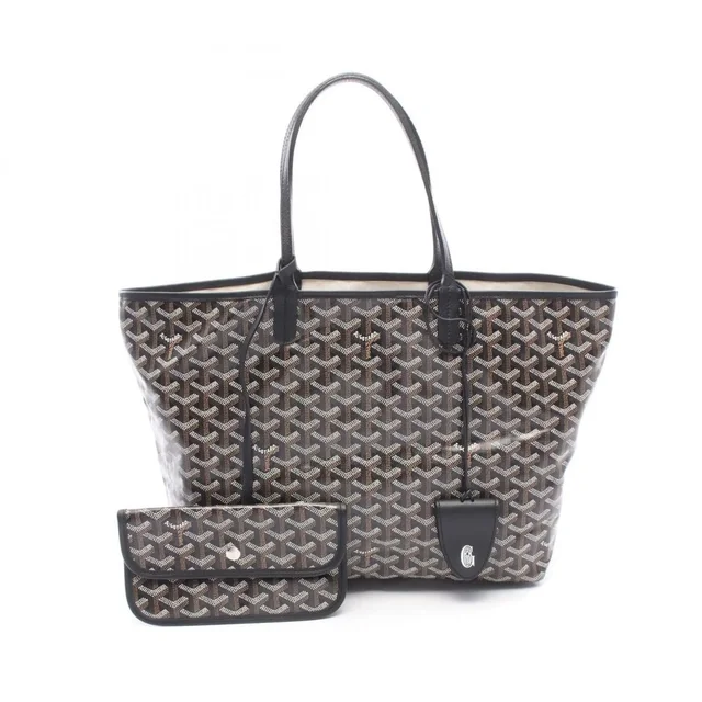 Goyard Saint Louis Pm Tote Bag Handbag in black Coated canvas from Grailed, photo 1 of 1