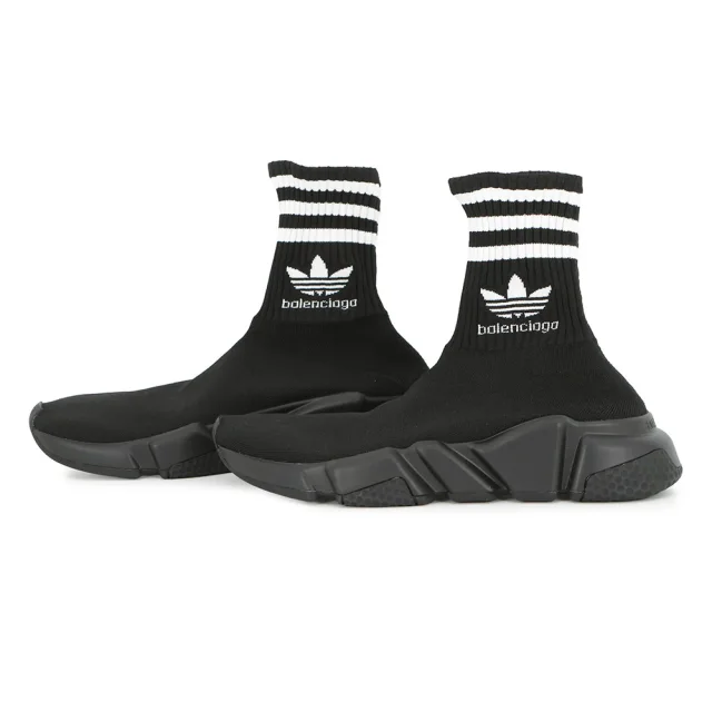 Balenciaga Adidas Collaboration Socks Sneakers Black/White717589 Cotton Size 35 in Black from GALLERY RARE, photo 2 of 11