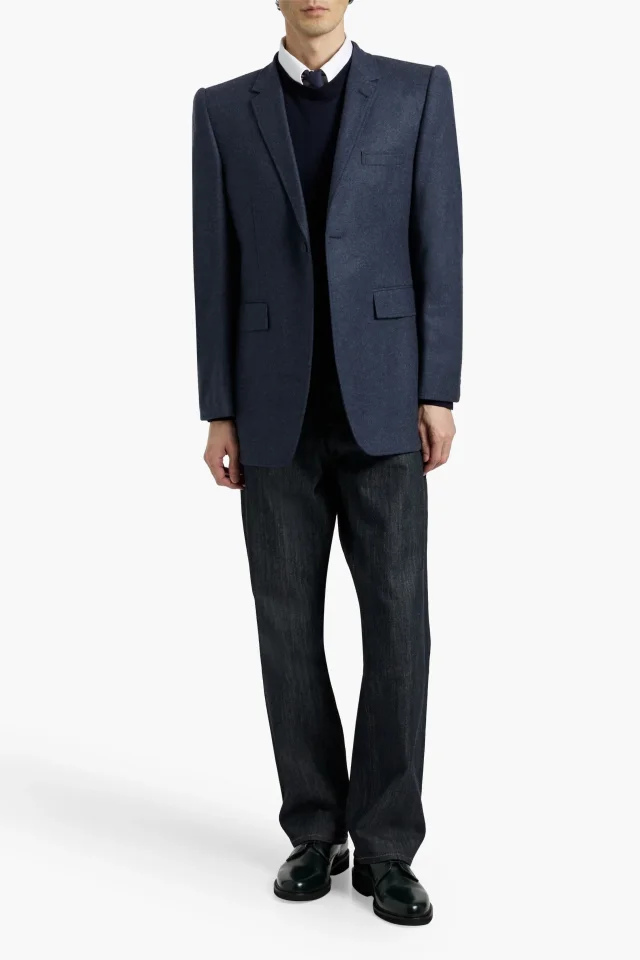 Thom Browne Virgin Wool-Flannel Blazer, photo 2 of 4 from THE OUTNET