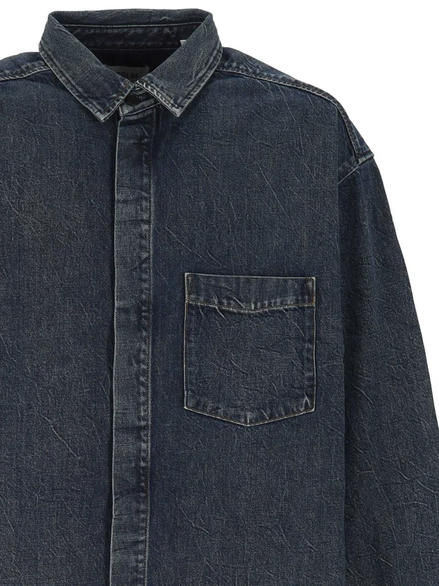 Agolde Oversized denim shirt, photo 3 of 8 from SENSER