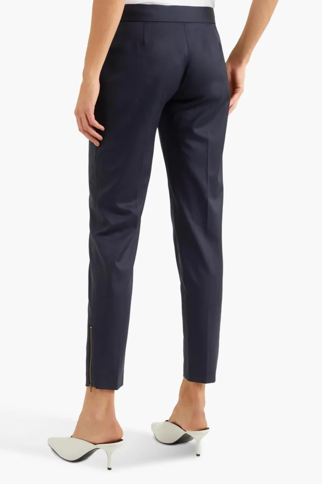 Stella McCartney Vivian Wool-Twill Tapered Pants in Black, photo 3 of 8 from THE OUTNET