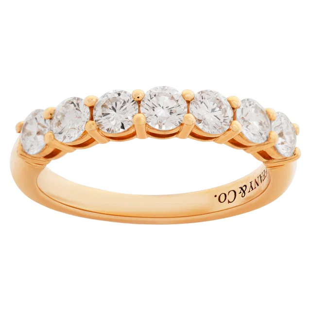 Tiffany & Co. "Embrace" band ring in Pink Rose Gold from Gray And Sons