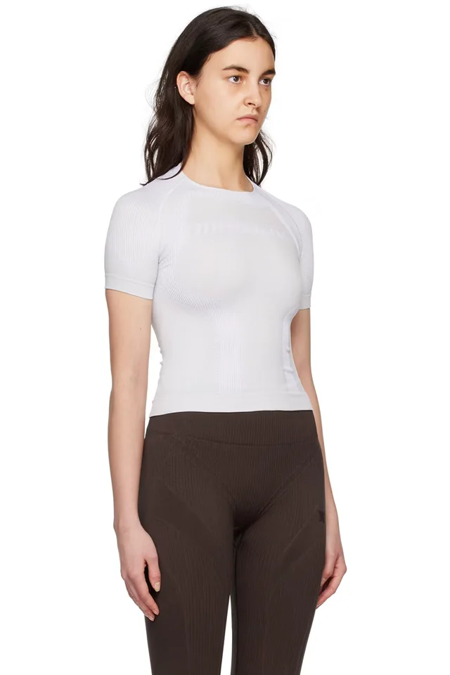 MISBHV Gray Raglan T-Shirt, photo 2 of 4 from SSENSE