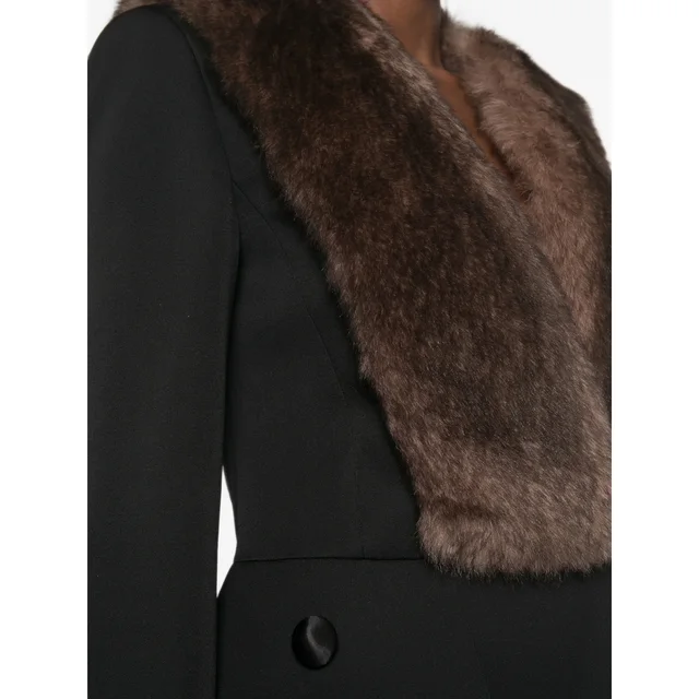 Valentino faux-fur collar coat, photo 4 of 4 from SENSER