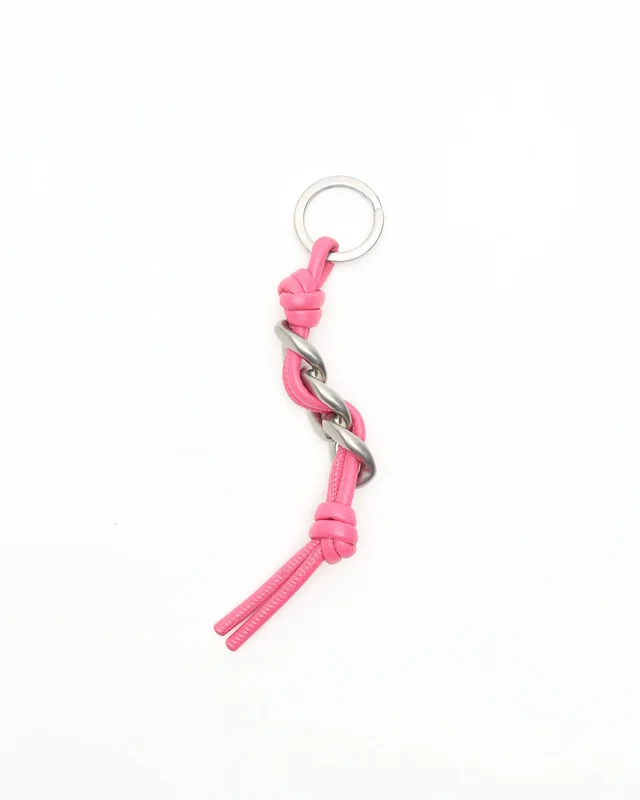 Bottega Veneta Key Ring in Woven leather from A Retro Tale, photo 2 of 3