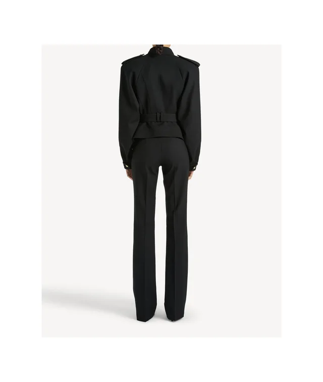 Balmain Pleated wool gabardine trousers, photo 4 of 6 from SENSER