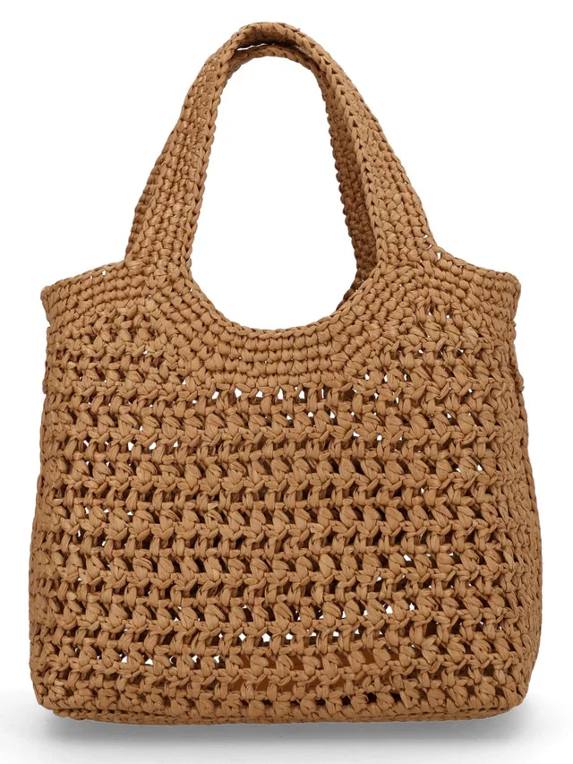 Tod's Viscose-Leather Blend Shoulder Bag — Beige in Beige Leather from HEWI