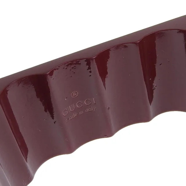 Gucci Wine Red Bangle M Size in Red Resin from LuxUness, photo 7 of 7