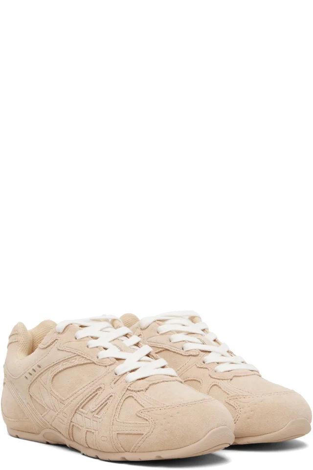 Marc Jacobs Beige 'The Suede 72 Spring' Sneakers, photo 4 of 5 from SSENSE