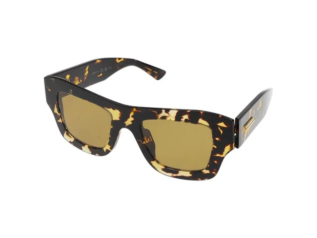 Bottega Veneta Bv1357s Tortoiseshell Acetate Sunglasses — Havana from HEWI