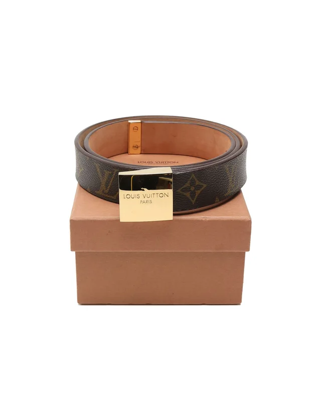 Louis Vuitton Monogram Belt, Size 95 in Coated canvas from A Retro Tale, photo 2 of 2