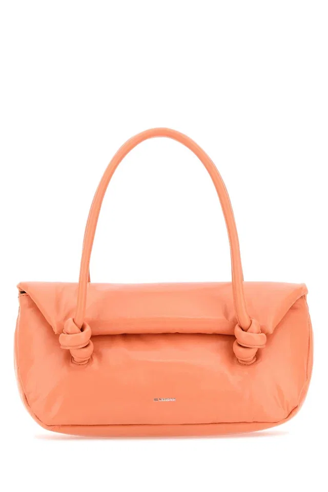 Jil Sander Shoulder Bag — Orange in Orange Calfskin from HEWI
