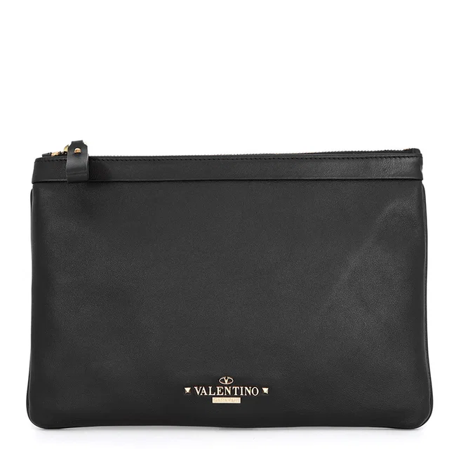 Valentino Garavani Clutch Bag BlackIW9P0263VIT_0NO Leather in Leather from GALLERY RARE