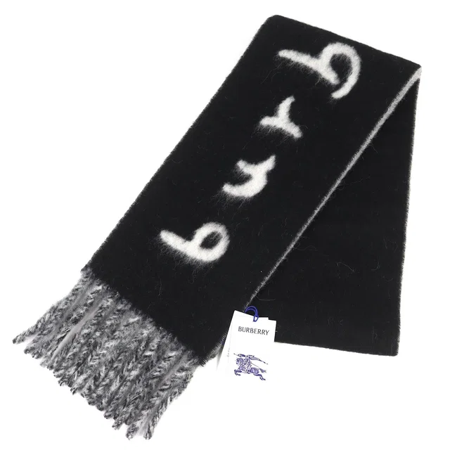 Burberry Alpaca Wool Scarf in Wool from LuxUness