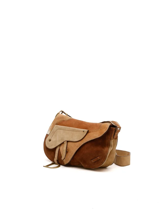 Dior Suede Pony Hair Saddle Bag in Suede from A Retro Tale, photo 2 of 2