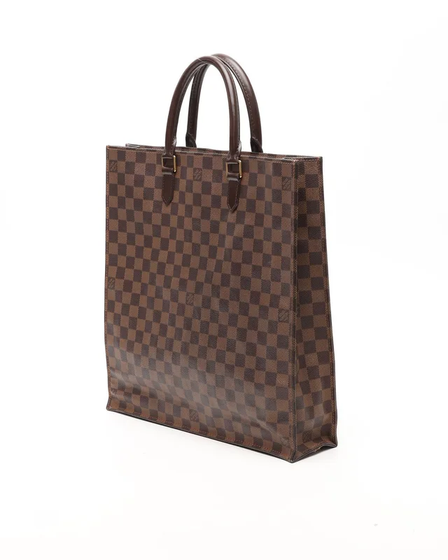 Louis Vuitton Damier Ebene Sac Plat GM Bag in Brown from A Retro Tale, photo 2 of 10