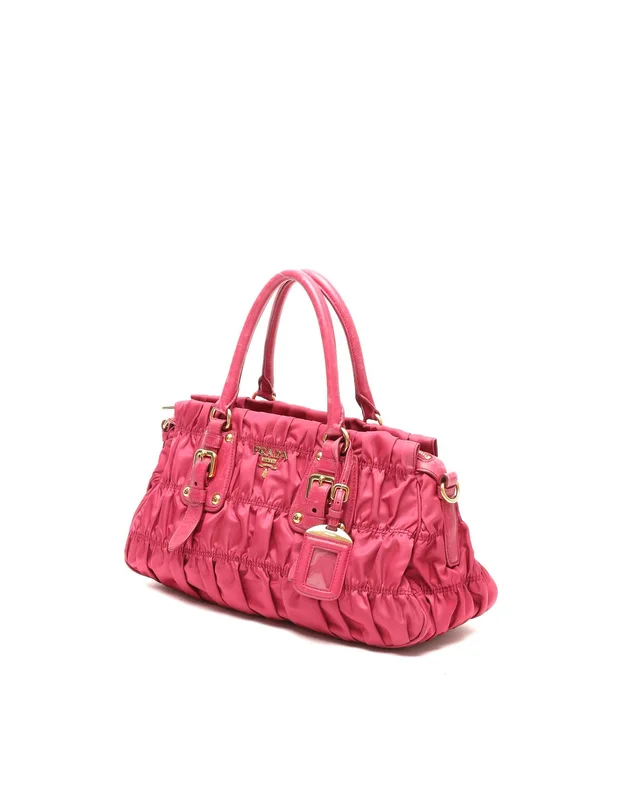 Prada Tessuto Gaufre Shoulder Bag in Nylon from A Retro Tale, photo 2 of 9