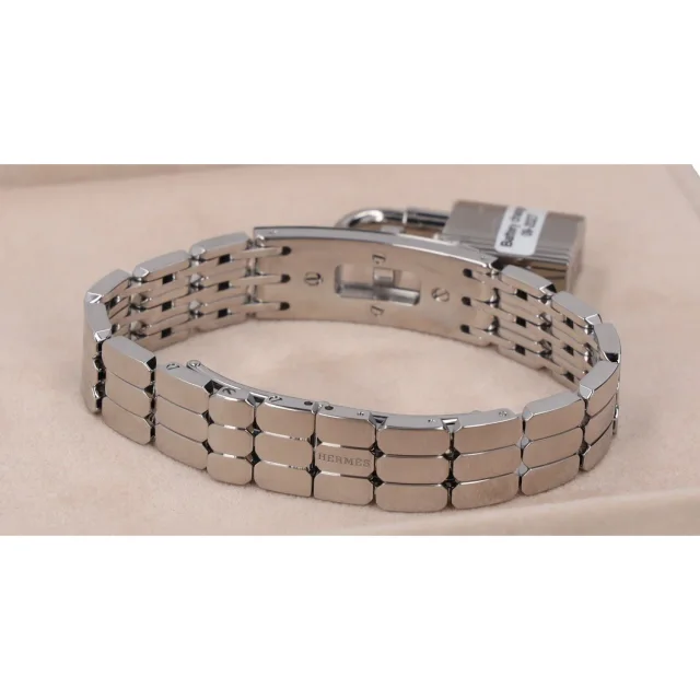 Hermès Kelly Watch, Mini model, 16 mm & Kelly Watch Clochette Lanyard Necklace in Box leather from HEWI, photo 14 of 29