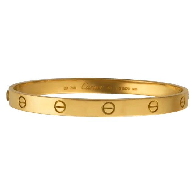 Cartier LOVE bracelet in 18k in Yellow Gold from Gray And Sons