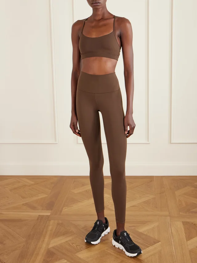 LULULEMON Flow Y Nulu™ sports bra in Brown, photo 2 of 2 from NET-A-PORTER (Canada)