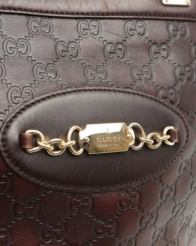 Gucci Guccissima Punch Tote Bag in Leather from A Retro Tale, photo 7 of 10